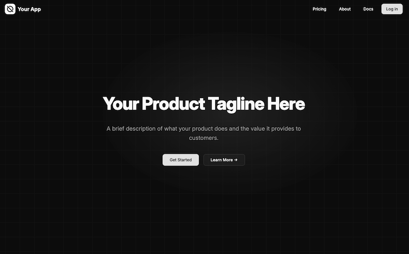 PageZERO marketing landing page in the browser